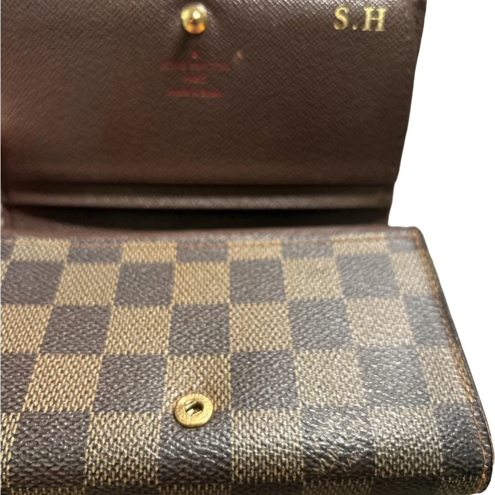 Louis Vuitton Damier Ebene Porte Tresor Wallet - Picture 3 of 9
